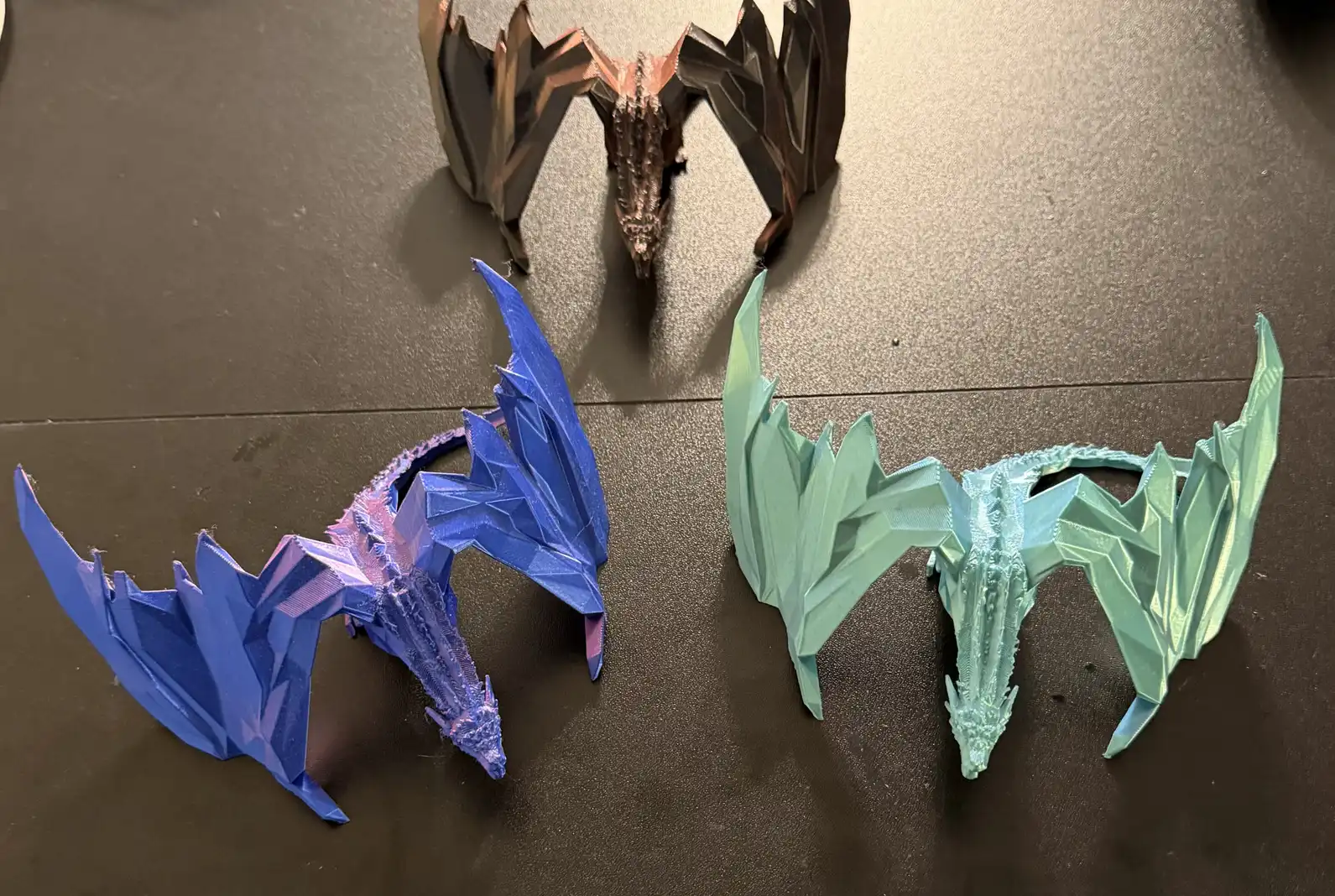 Low Poly Dragon Figure